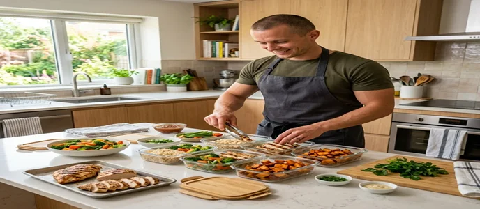 Preparación de comidas saludables para perder peso